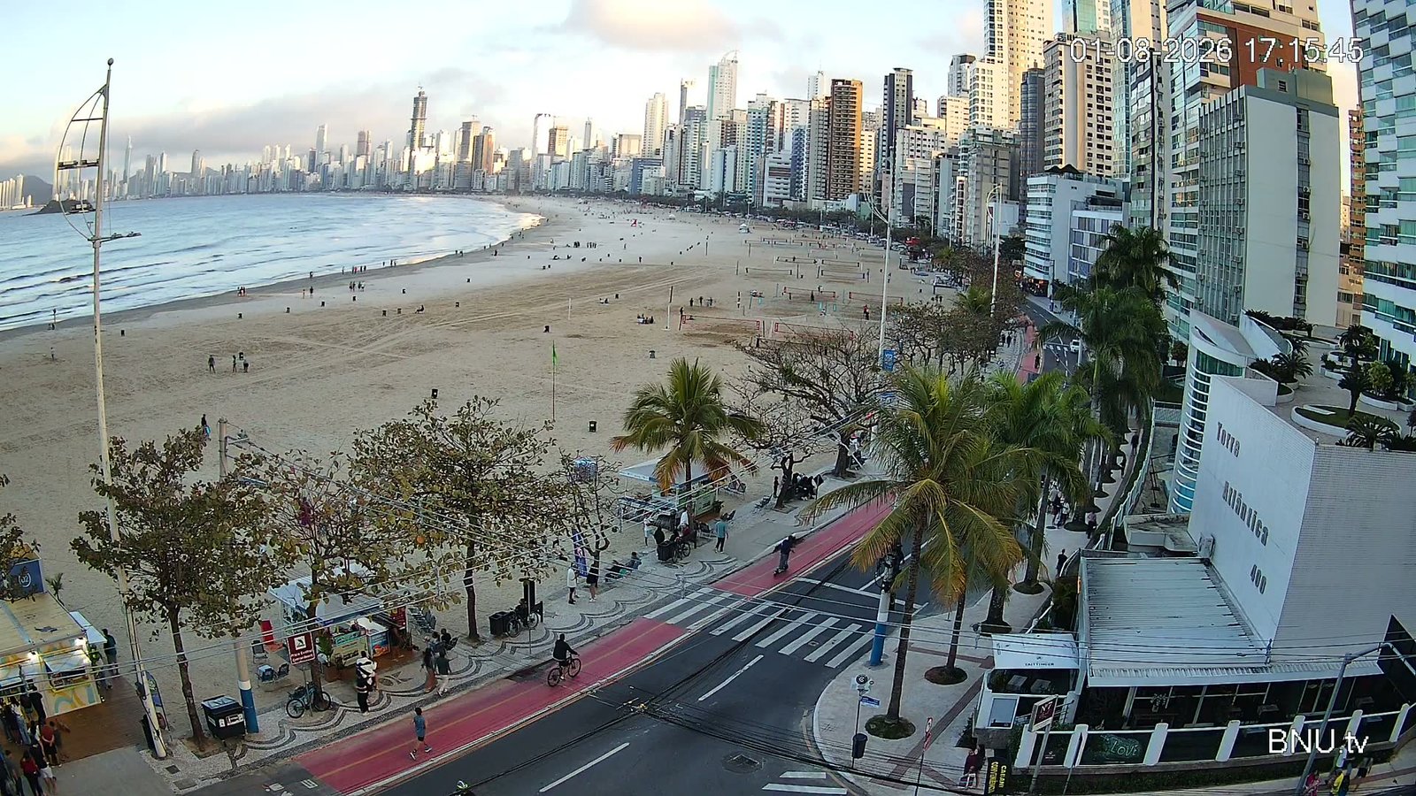 Vista Barra Norte Balneário Camboriú