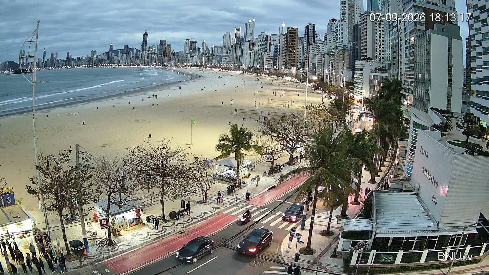Vista Barra Norte Balneário Camboriú